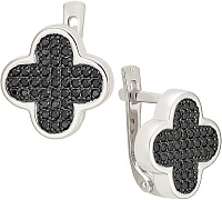 серьги (Au 585) 24473, изображение 1