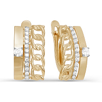 серьги (Au 585) 123464, изображение 1