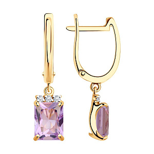 серьги (Au 585) 727501