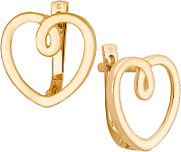 серьги (Au 585) 23318, изображение 1