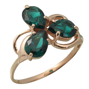 104163  наносапф кольцо (Au 585)