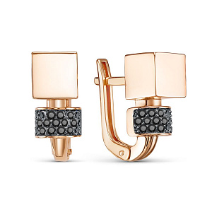 120113 ч серьги (Au 585)