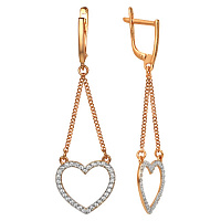 серьги (Au 585) 40122600, изображение 1