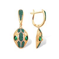 Серьги (Золото 585К) С19219263, изображение 1