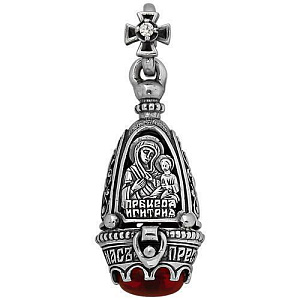 Подвеска серебряная с фианитом