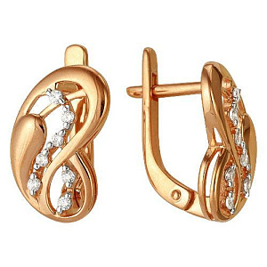 серьги (Au 585) 20039300