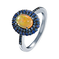 кольцо (Ag 925) RIC15_KO_GLSA_OP_WG, изображение 1