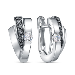 б121011 ч серьги (Au 585)