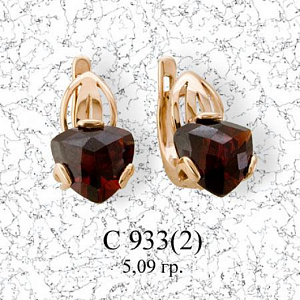 серьги (Au 585) С933