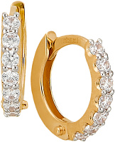 серьги (Au 585) 24161 , изображение 1