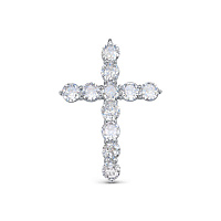 крест (Ag 925) с080039, изображение 1