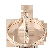 серьги (Au 585) А021069, изображение 1