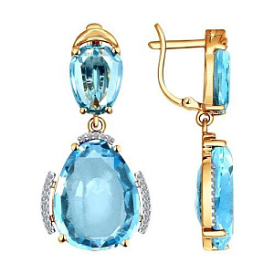 серьги (Au 585) 723488