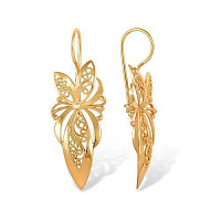 Серьги (Золото 585К) С1004119, изображение 1