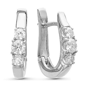 серьги (Au 585) 02-1156