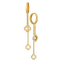 серьги (Au 585) 20877, изображение 1