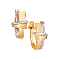 серьги (Au 585) 22521, изображение 1