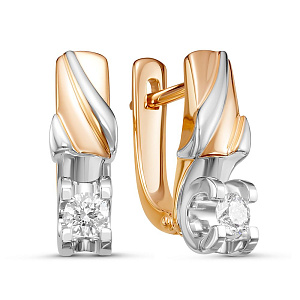 серьги (Au 585) ЗА-02-01390-02-001-01-01