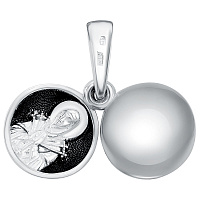 подвеска (Ag 925) МД-33-Ч, изображение 1