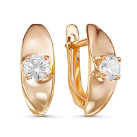 серьги (Au 585) 127070, изображение 1