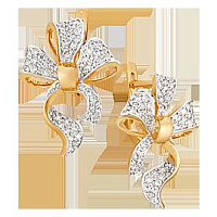 серьги (Au 585) 21563, изображение 1