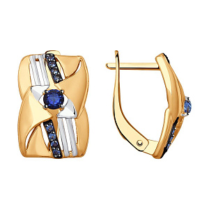 серьги (Au 585) 027892