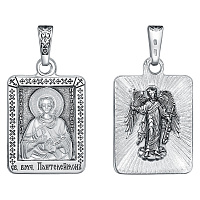 подвеска (Ag 925) МД-62-Ч, изображение 1