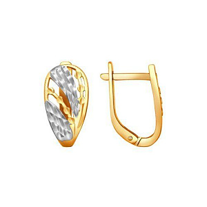 серьги (Au 585) 025307