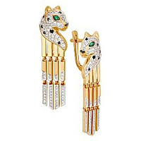 серьги (Au 585) 22830, изображение 1