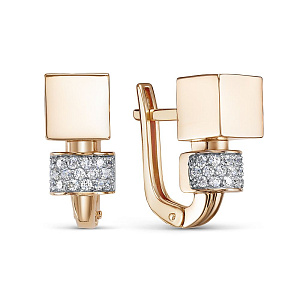 серьги (Au 585) 120113