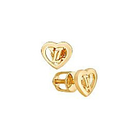 серьги (Au 585) 22996, изображение 1