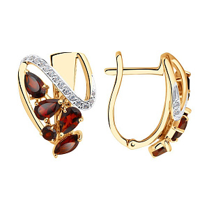 серьги (Au 585) 725814