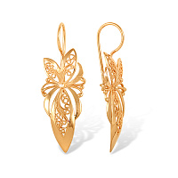 Серьги (Золото 585К) С1004119, изображение 1