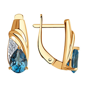 серьги (Au 585) 725598