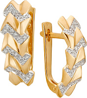 серьги (Au 585) 24551, изображение 1