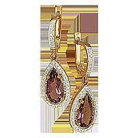 серьги (Au 585) 8260, изображение 1