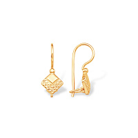 Серьги (Золото 585К) С11017529, изображение 1