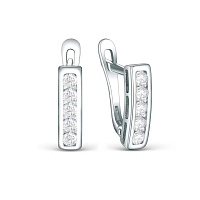 серьги (Ag 925) 402011-128р, изображение 1