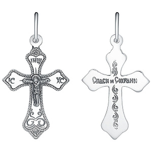 крест (Ag 925) 13-001209-105000