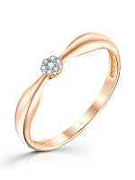 кольцо (Au 585) К132-602, изображение 1