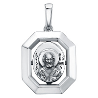 подвеска (Ag 925) МД-21-Ч, изображение 1