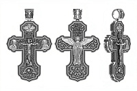 крест (Ag 925) 13-001380-105000, изображение 1