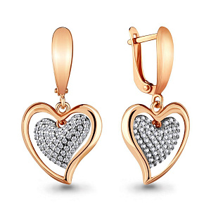 серьги (Au 585) 41306А