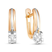 серьги (Au 585) ЗА-02-01091-02-001-01-01, изображение 1