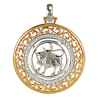 подвеска (Au 585) П5236, изображение 1