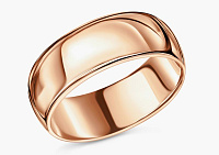 кольцо (Au 585) 1060-143-000К-23, изображение 1