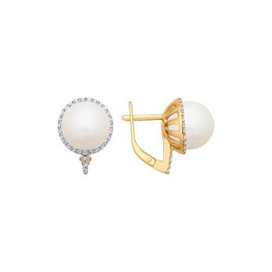 серьги (Au 585) 026092