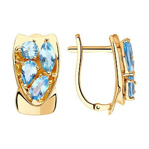 серьги (Au 585) 725864