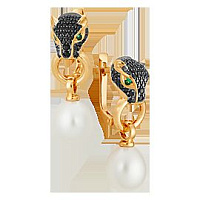 серьги (Au 585) 20898, изображение 1