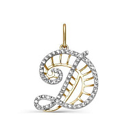 подвеска (Au 585) 031248, изображение 1